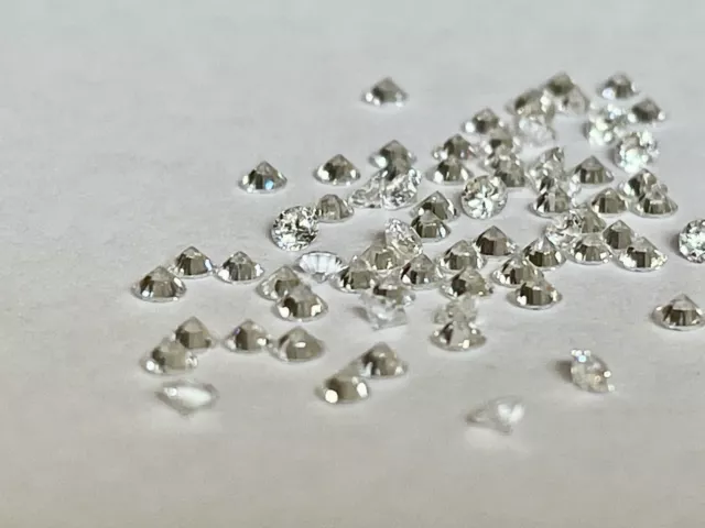 natürlicher Diamant je 0,03ct 2mm If-Vvs River D-F Brillant rund