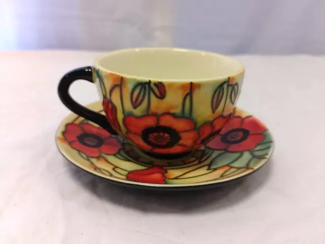 Old Tupton Ware Gorgeous Floral Hand Painted Cup & Saucer