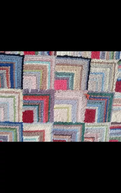 Claire Murray Log Cabin 3'x5' R152 Hooked Rug 3