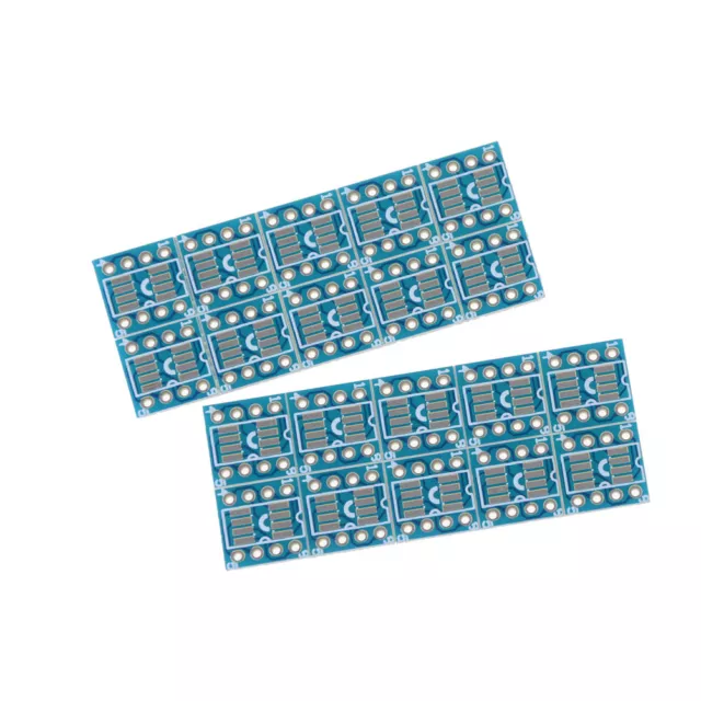 20pcs SOP8 SO8 SOIC8 TSSOP8 MSOP8 to DIP8 Adapter PCB DIY Conveter Board n F6
