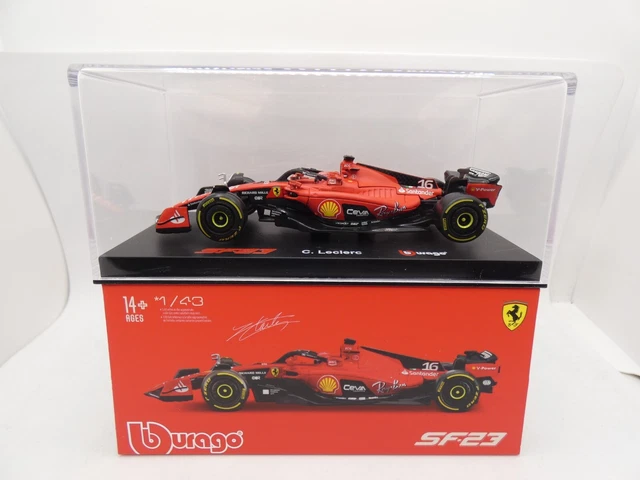 BBR Models 1/18 - Ferrari SF-23, Charles Leclerc, 4e Place Singapour 2023