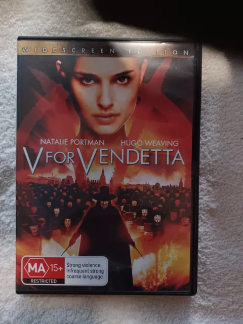 V FOR VENDETTA DVD 2005 Natalie Portman Hugo Weaving Action Mystery Region  4 $7.76 - PicClick AU