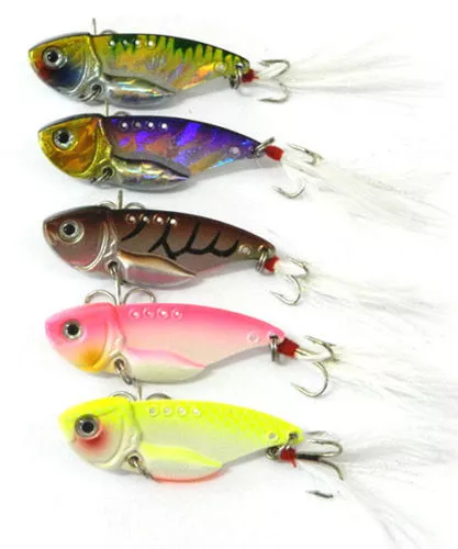 5X Fishing Switchblade Blade VIBE VIB Metal Lures 55mm 11g Bream Bass Flathead