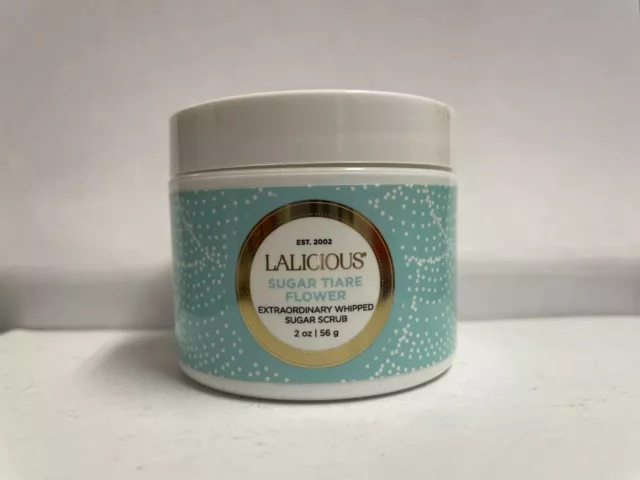 Lalicious Sugar Tiare Flower Extraordinary Whipped Sugar Scrub 2 oz/56 g New