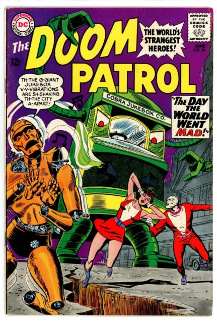 The Doom Patrol Vol 1 96 VG+ (4.5) DC (1965)