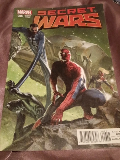 Secret Wars #6 - 1:25 Gabriele Dell'Otto variant - web of spiderman #3 variant