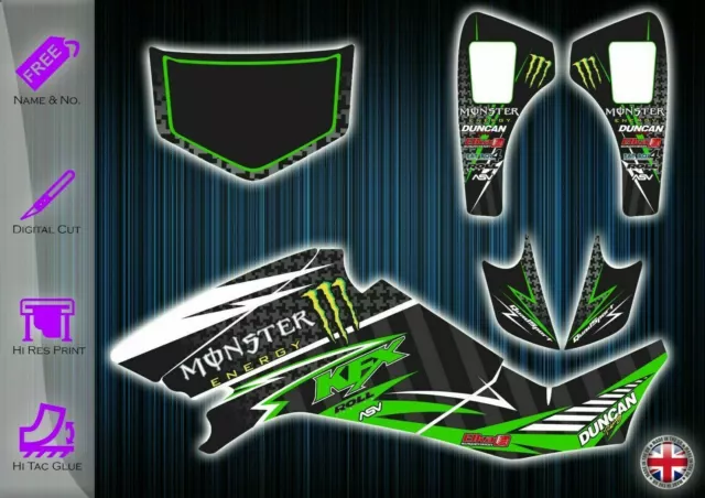 Suzuki LTZ400 Stickers - Graphics Kit - ATV Decals - Kawasaki KFX 400 Graphics