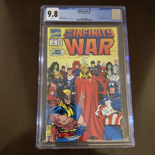 Infinity War 1 CGC 9.8 1992 1st Issue Gatefold Wraparound Key