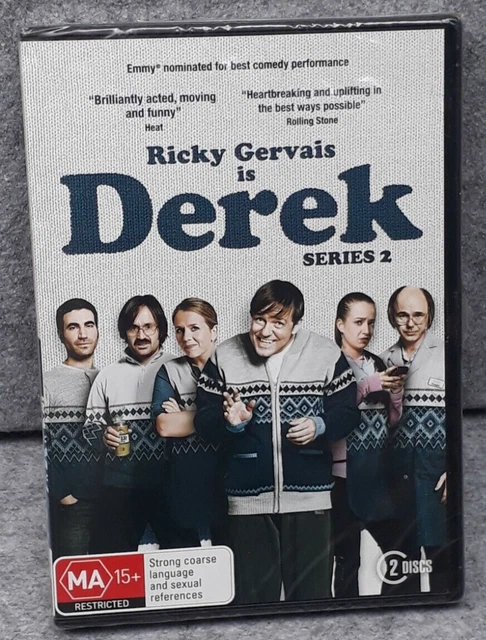 NEW: DEREK RICKY Gervais Season 2 Comedy TV Series DVD Region 4 PAL