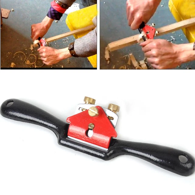 9" Metal Woodworking Spoke Shave Manual Planer Plane New Deburrin Tool U9I1 J9F6