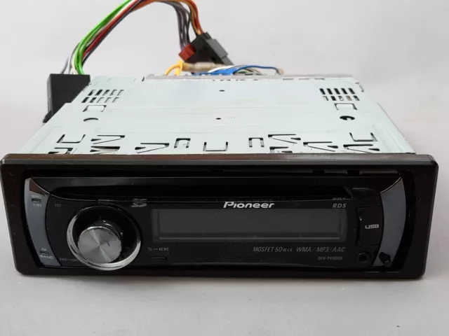 Pioneer Autoradio DEH-P4100SD, CD, RDS, SD, MP3, WMA, AAC, AUX IN,  4X50 Watt