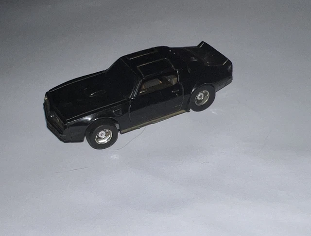 TYCO Pontiac Firebird Trans Am Slot Car Black Bandit HP7 Vintage  Smokey