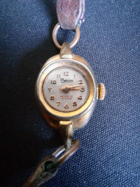Montre Mécanique Precisa 17 Rubis - Étanche, Vintage, Pour Adulte Unisexe !