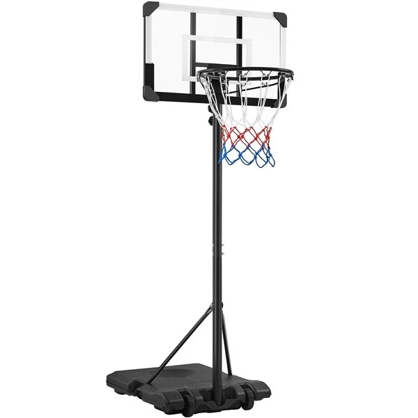 Panier De Basket VEVOR M021A-2 – Taille Réglable (1.22m à 3.05m) Avec Panneau 112cm