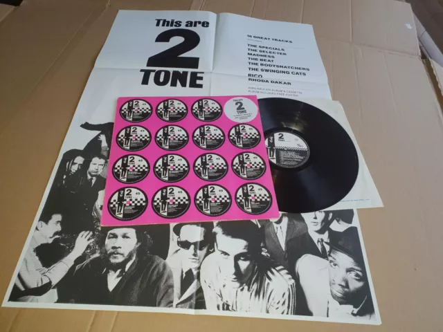 THIS ARE TWO TONE-SELECTER-SPECIALS-MADNESS 2 TONE CHR TT 5007+ LARGE POSTER!-Nm