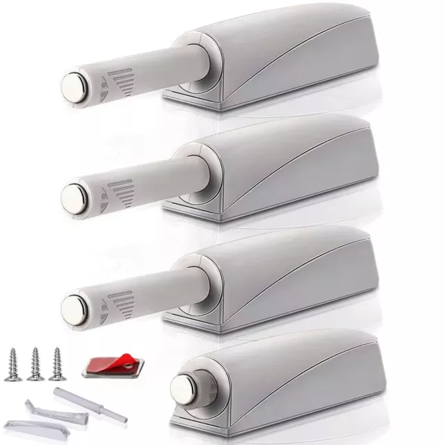 Magnetic Push Latch 4 Pack Touch Latches For Cabinet To Open Heavy Duty Release