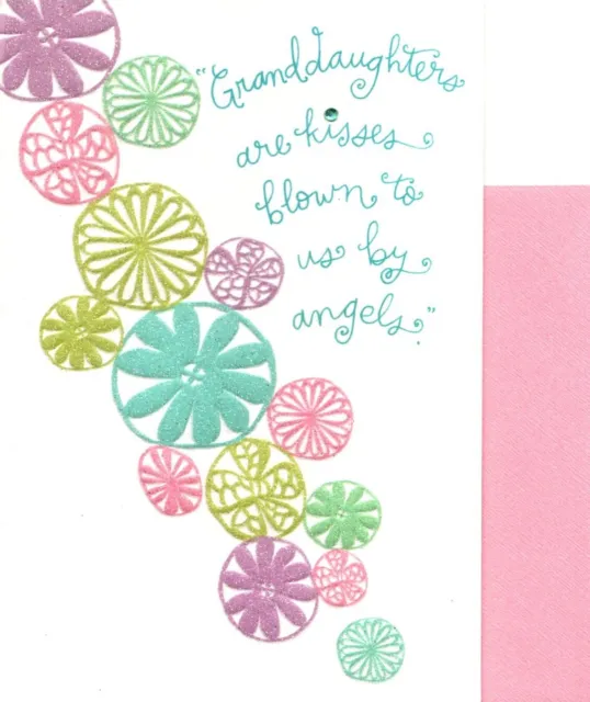 Happy Birthday Granddaughter Kiss Kisses From An Angel Hallmark Greeting Card
