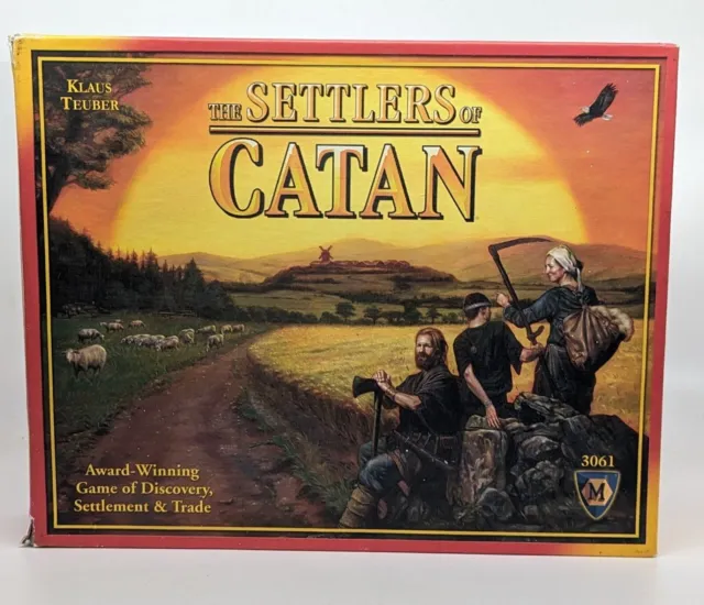 The Settlers Of Catan Board Game 3061 Mayfair  Klaus Teuber Complete