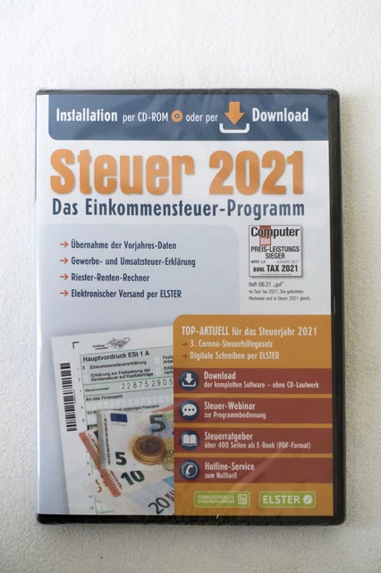 ALDI STEUER 2023 Das EinkommensteuerProgramm, CD Neu & OVP EUR 9,60