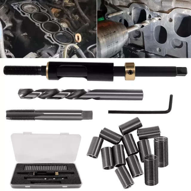M11 x 1.5 Head Bolt Thread Repair Kit 35119S for Cadillac Honda Ford GM Toyota