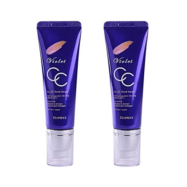 Crema Deoproce Violeta CC No.23 Arena Beige FPS50+ PA+++ 50 g*2 piezas - ENVÍO GRATUITO