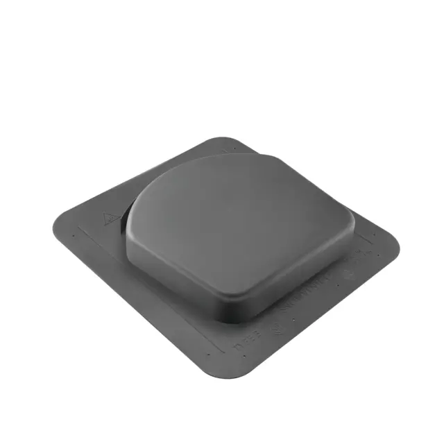 SNOWVENTCO Upper Roof Exhaust Vent, 50 sq. in. (Gray) Package of 6
