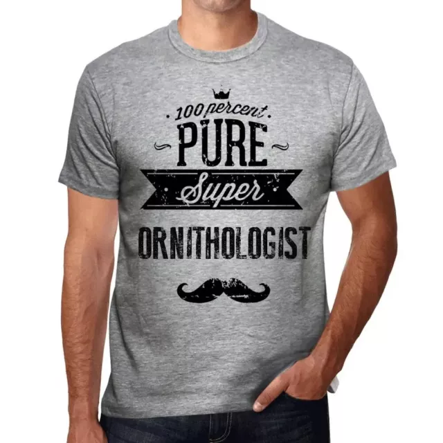 Camiseta Estampada para Hombre 100% Puro Super Ornitólogo – 100% Pure Super