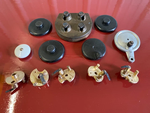1910 's 1920 's ASSORTED MAGNETO PARTS LOT OF (12) K-W EISEMANN SPLITDORF BOSCH