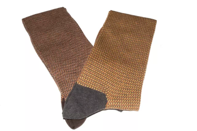 1 Paio Calze Lunghe Uomo Socks Hermon & P Gallo Fantasy Cotone Invernale 43 - 45