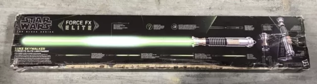 Hasbro Star Wars The Black Series Luke Skywalker Force FX Elite Light Saber.