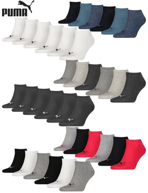 PUMA Trainer Socks Mens Womens Unisex Cotton Rich Sneaker Sports Sock 6 Pairs