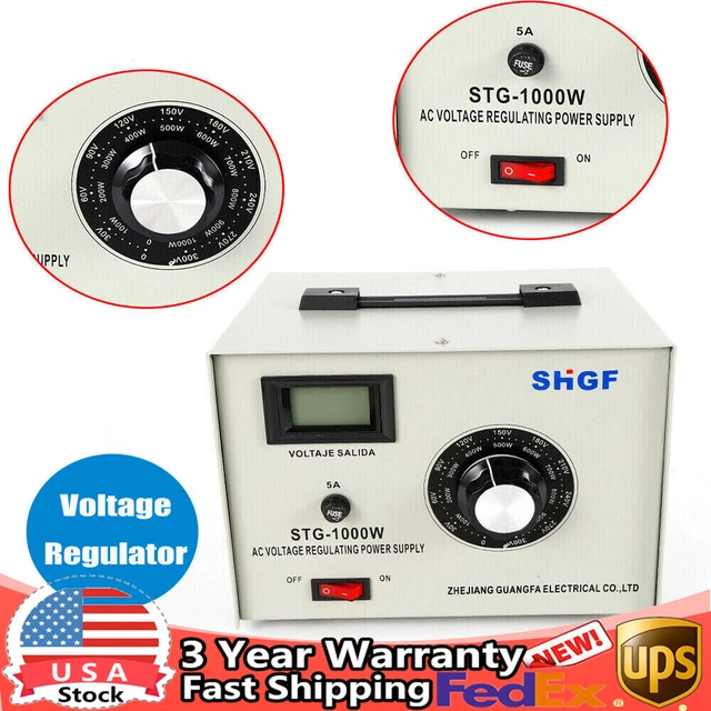 VARIAC AUTOTRANSFORMER VARIABLE Voltage Regulator Power Supply 0300V