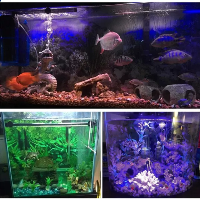 Luce acquario LED Impermeabile acquario acqua vasca idromassaggio (US SZDQ50BW) -de