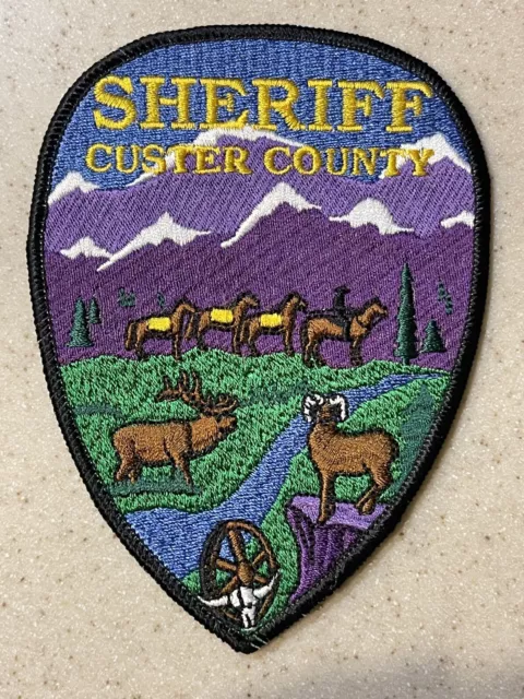 Vintage Idaho Custer County Sheriff Police Patch