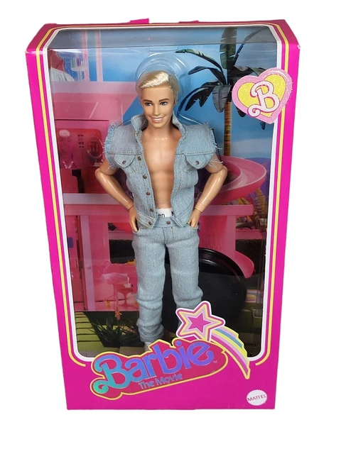BARBIE THE MOVIE Ryan Gosling As Ken Doll In Denim & Ken’s Signature