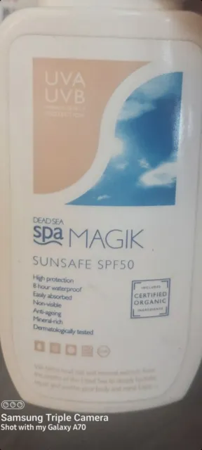 Dead Sea Spa Magik Sunsafe Spf50