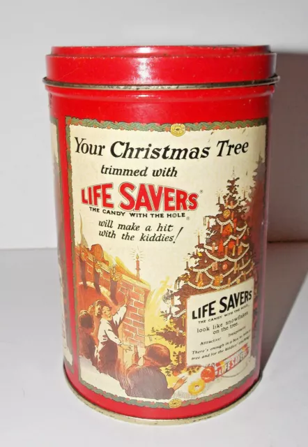 Vintage Life Savers Holiday Keepsake Tin 1988 6in Limited Edition Christmas Tree