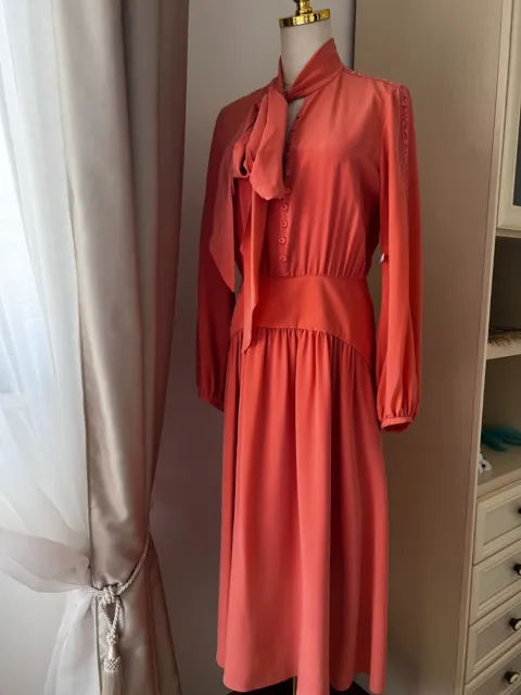 Max Mara Studio Silk Dress D38 USA8 F40 Mex30 GB10 IT42