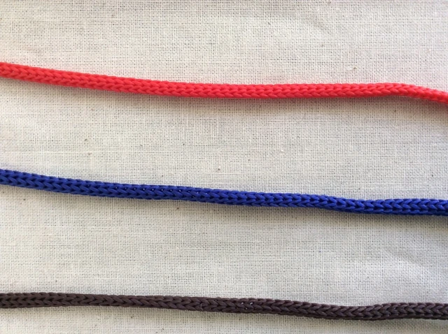 Cordón, cordón marrón, cordón rojo, cordón azul, para coser, para artesanía 🙂