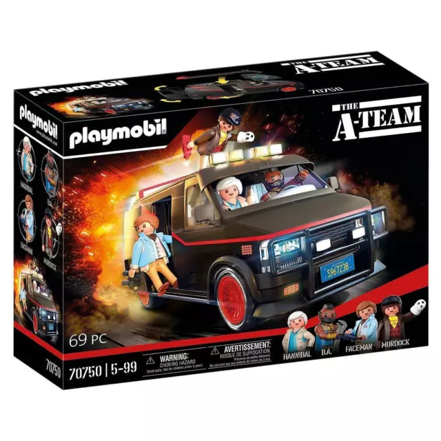 PLAYMOBIL 70750 The A-Team Van - im ikonischen Design, Für A-Team Fans, Sammler