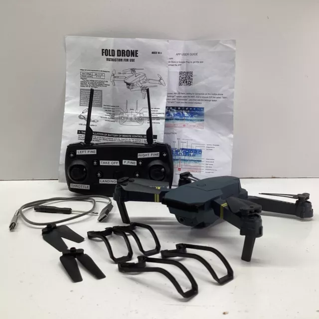 Fold Drone, w/ Camera, Mobile Phone Holder, & Rechargeable Battery TA#757