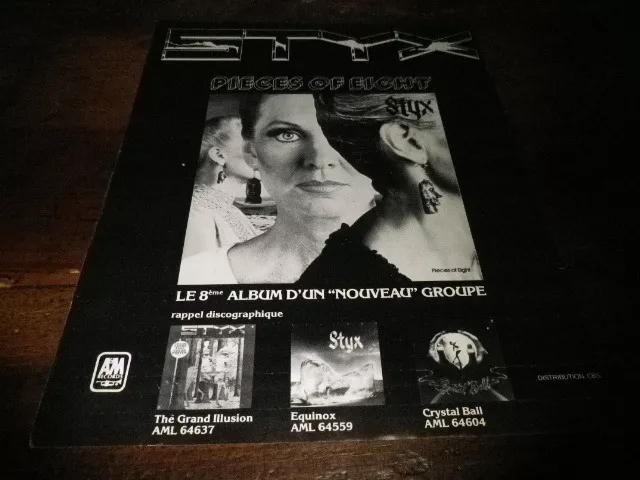 HUBERT FELIX THIEFAINE - Publicité de magazine / Advert !!! BLUESYMENTAL  TOUR 91