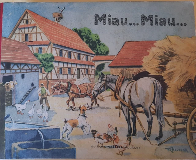 Ancien  livre Pouet Pouet éditions Lucos 1948, animé, rare
