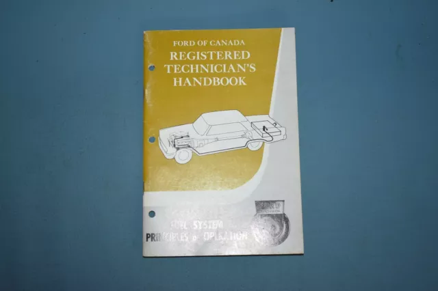 1965 Ford Fuel System Service Handbook Manual Mechanics