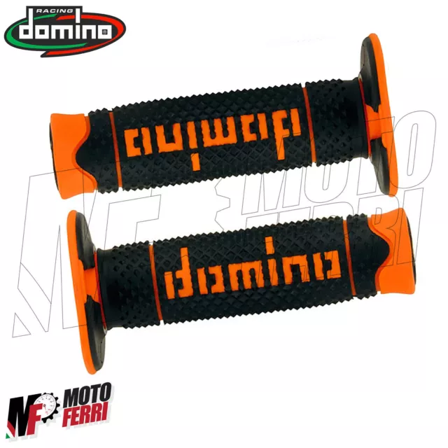 MF2523 - Handgriffe DOMINO A260 Orange/Schwarz Universal für Moto Cross Enduro 3