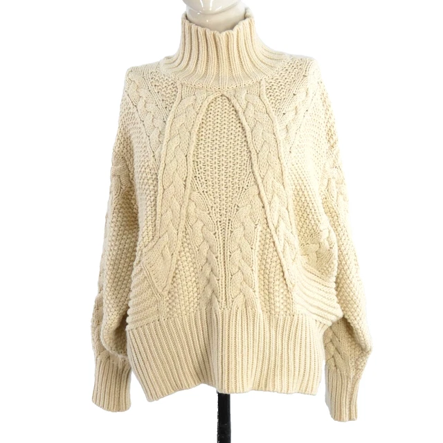 Cable Knit Sweater Peplum Jumper Zara ZARA CABLE KNIT Jumper