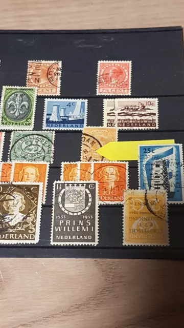 Konvolut / Lot 9 - alte Briefmarken aus Holland - Nederland - Niederlande 4