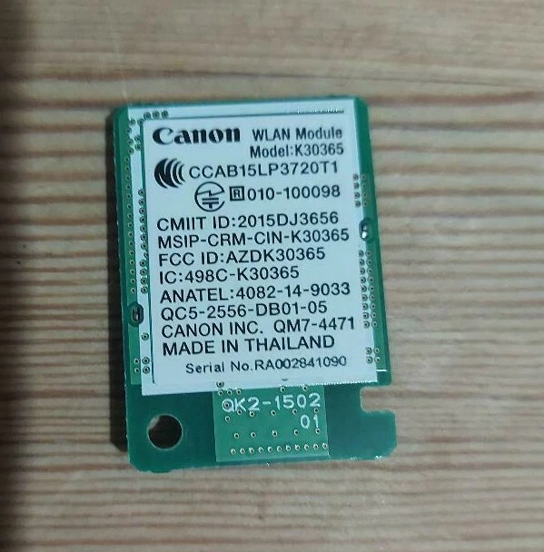 CANON PIXMA MG6851 Printer Wireless card / WiFi Board QM74471 / K30365