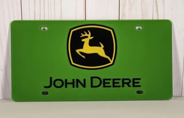John Deere License Plate made in USA