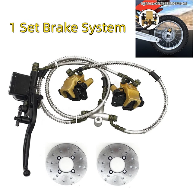 Durable Hydraulic Disc Brake Caliper System 50 to 125CC Dirt Bike ATV Motorcycle